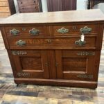 Antique American Quartersawn Oak Sideboard