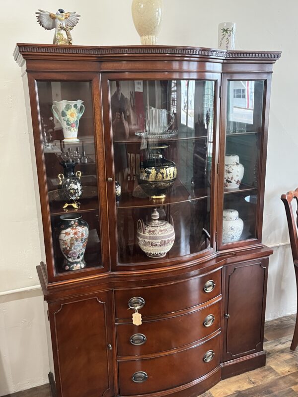 vintage curio cabinet